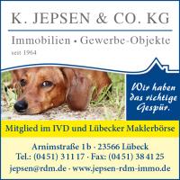 Immobilien-Kauf oder Immobilien-Verkauf nur mit der Firma K. JEPSEN & CO.